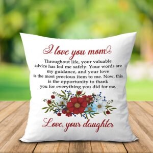 I Love You Mum - Custom Cushion Cover - Image 2