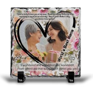 World's Best Mama Custom Rock Slate - Image 5