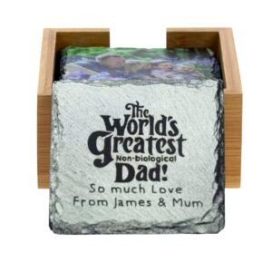 6-Pack Rock Coasters For Dad, Granddad, Uncle, or Brother - Image 2