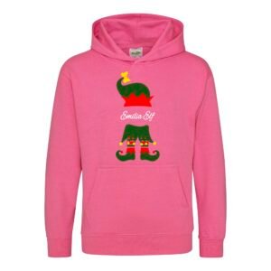 Personalised Adorable Elf Hoodies for Kids - Image 8