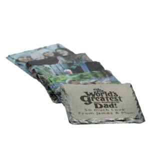 6-Pack Rock Coasters For Dad, Granddad, Uncle, or Brother - Image 3
