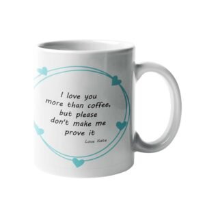 Personalised Mug with Bean Design - Image 3