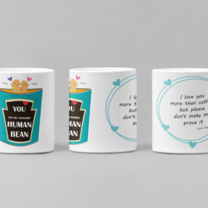 Personalised Mug with Bean Design - Image 6