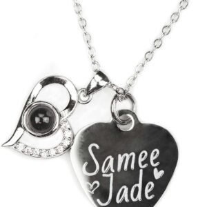 Personalised Engraved Pendant with Real Preserved Rose Gift Box - Image 11