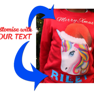 Personalised Kids Christmas Jumper - Image 3