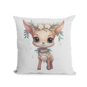 Baby Deer Christmas Cushion Cover - Image 4