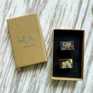 Best Dad Ever Custom Engraved Cufflinks - Image 9