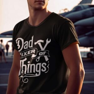 Dad Fixer of Things Personalised T-Shirt - Image 2