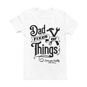 Dad Fixer of Things Personalised T-Shirt - Image 4