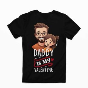 Daddy Is My Valentine - Kids T-Shirts - Image 3