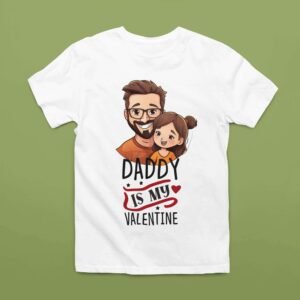 Daddy Is My Valentine - Kids T-Shirts - Image 5