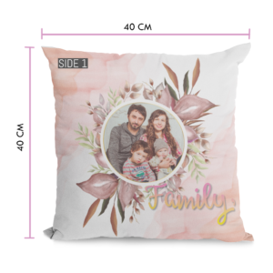Custom Family Photo Cushion Cover - Image 4