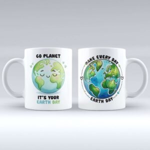 Earth Day Ceramic Mug Set - Image 4