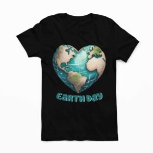 Earth Day Black T-shirt For Kids - Image 9