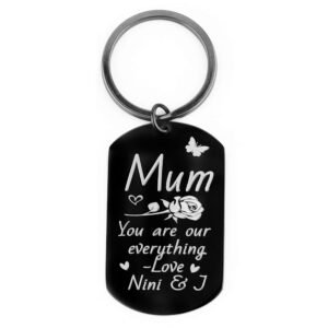 Personalised Picture & Text Engraved Tag For Mum - Image 5