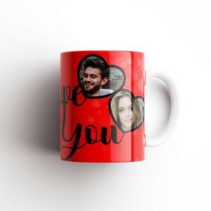 Custom Photo Hearts Mug - Image 3