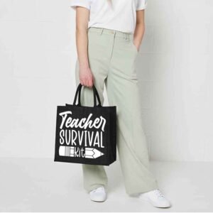 Personalized Jute Tote Bag – A Thoughtful Teacher Gift - Image 4