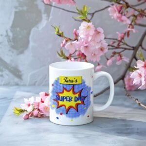 Personalised Super Dad Mug - Image 3