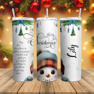 Santa & Friends Personalised Christmas Tumbler - Image 9