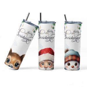 Santa & Friends Personalised Christmas Tumbler - Image 10