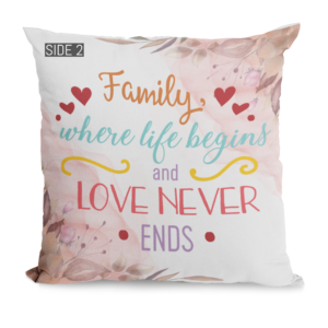 Custom Family Photo Cushion Cover - Image 7
