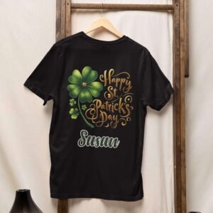 Personalised St. Patrick's Day Unisex T-Shirts - Image 3
