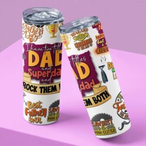 Super Dad Stainless Steel Tumbler - Image 3