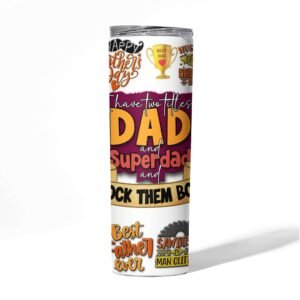 Super Dad Stainless Steel Tumbler - Image 5