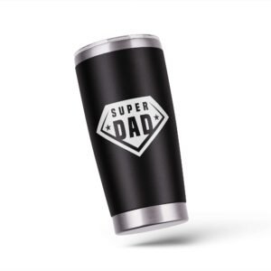 Super Dad Personalized Travel Mug - Image 3