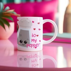 Personalised 'You are the Salt to My Pepper' Ceramic Mug - Image 4