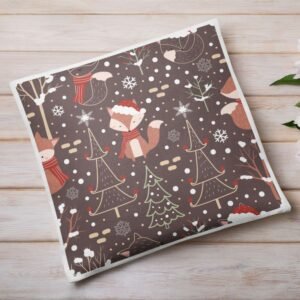 3-Pack Christmas Satin Cushion Covers - Image 4