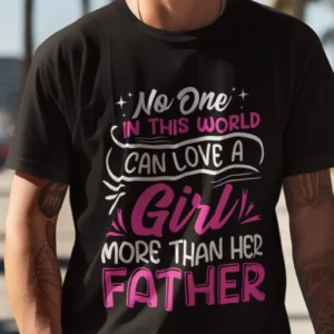 Personalisable Father's Love Tribute T-Shirt - Image 1