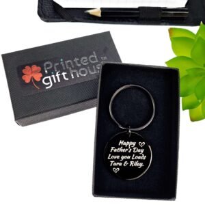 Daddy's Fist Bump: Personalised Stainless Steel Keyring - Image 10