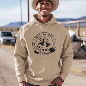 1st Father's Day 2024 Hoodie - Image 4
