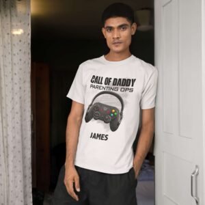 Gamer Dad Custom T-Shirt - Image 3