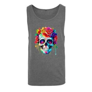 Personalised Skull Art Tank Top - Image 4