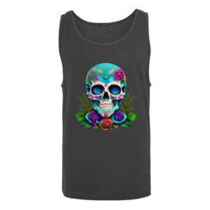 Personalised Skull Art Tank Top - Image 3