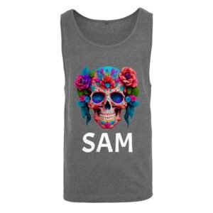 Personalised Skull Art Tank Top - Image 7