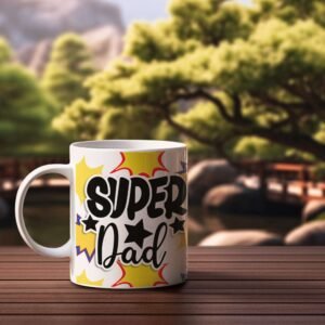Super Dad Ceramic Mug - Image 5