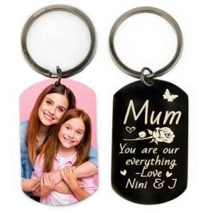 Custom Engraved & Photo Printed Tag For Mum - Image 4