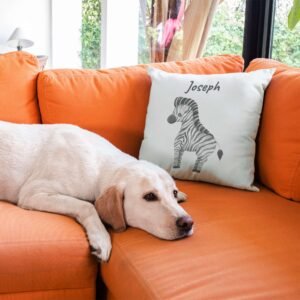 Personalised Animal Design Cushion Cover For Newest Family Member - Image 6