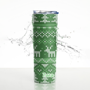 Personalised Christmas Crochet Tumbler - Image 8