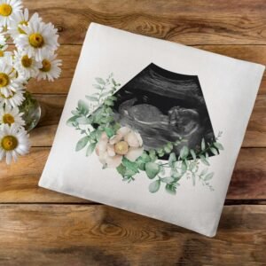 Personalised Ultrasound Scan Picture Cushion Cover - Image 4