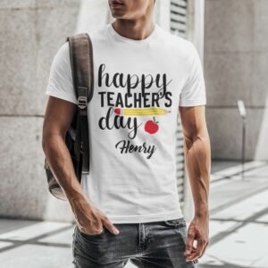 Happy Teacher's Day Personalised T-Shirts - Image 7