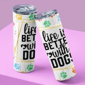 Personalised Dog Lover's Tumbler - Image 20