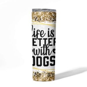 Personalised Dog Lover's Tumbler - Image 4