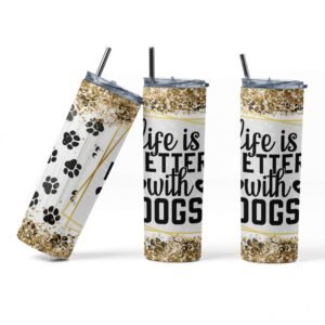 Personalised Dog Lover's Tumbler - Image 6
