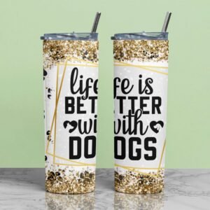 Personalised Dog Lover's Tumbler - Image 9