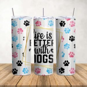 Personalised Dog Lover's Tumbler - Image 18