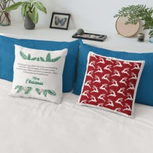 3-Pack Custom Satin Christmas Cushion Cover - Image 3